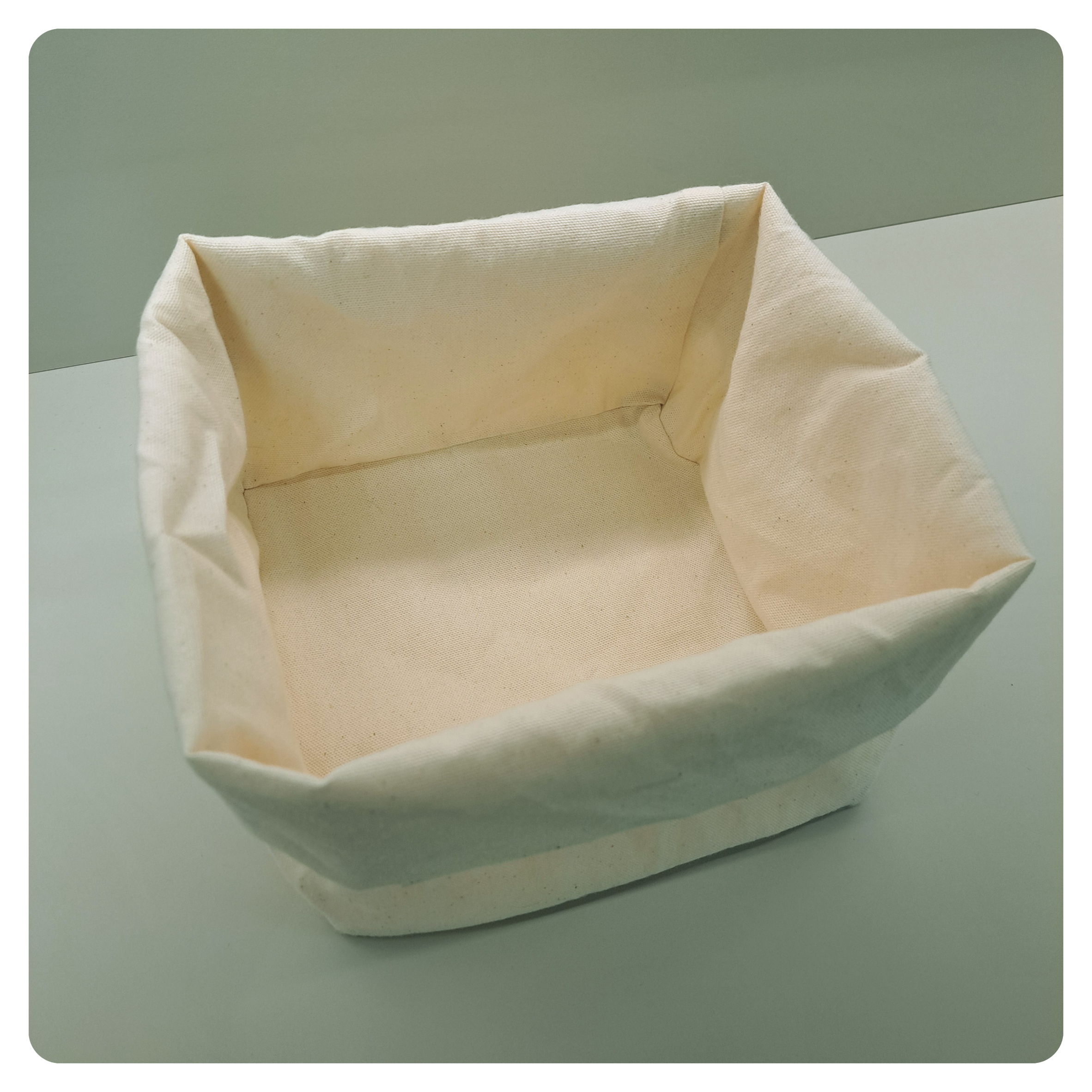 Cotton bread basket detail