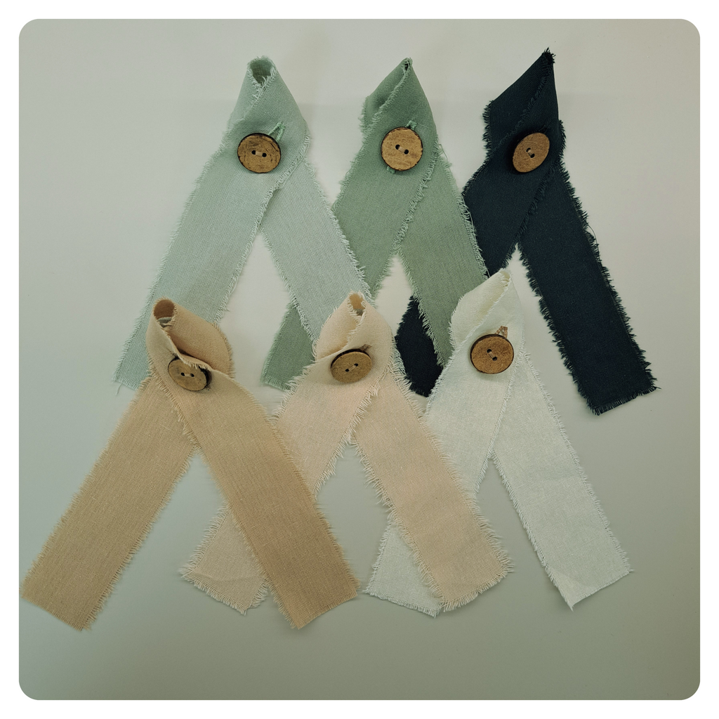 Green and neutral glass marker collection.
